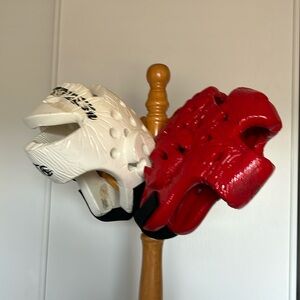 Two head gear  for martial arts practice…large